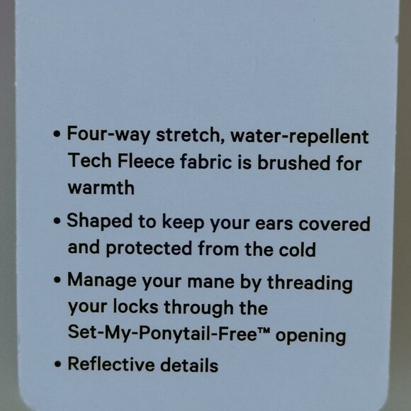 NWT LULULEMON PLYC Pink Brushed Tech Fleece Run For It All Beanie Hat Women's OS - Picture 10 of 10